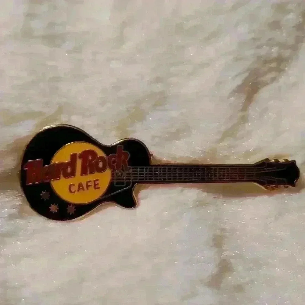 Vintage Hard Rock Cafe Buttons and Pin - Picture 6 of 8